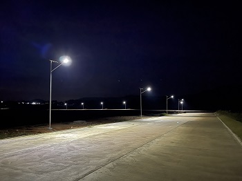 ตัวอย่างงานติดตั้งไฟโซล่าเซลล์all in one